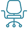 silla oficina icono